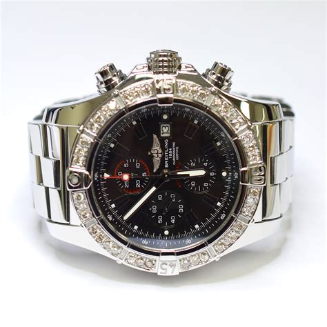 super avenger breitling diamond watch replica|breitling super avenger chronograph 48.